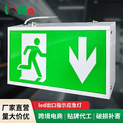 Foreign trade EXIT emergency exit indicator LED floor escape sign sign light