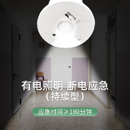 Factory direct supply of 2.5-inch LED emergency downlight, staircase, corridor, porch, balcony, embedded 2W emergency light wholesale