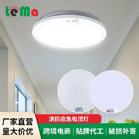 Fire emergency radar induction ceiling light human body induction corridor light mall corridor lighting decoration