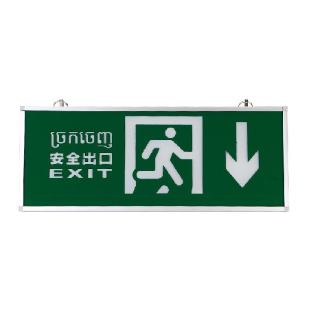 Foreign trade EXIT emergency evacuation indicator light, corridor safety exit light, fire emergency indicator light