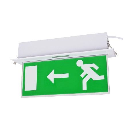 Manufacturer's direct LED embedded hanging sign lights, safety exit signs, stairs, fire exits, evacuation lights