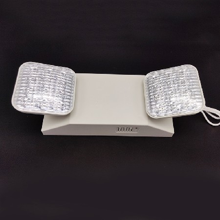 New LED emergency dual head lamp 2 * 3W emergency lighting with switch manufacturer wholesale, one piece for shipping and package shipping