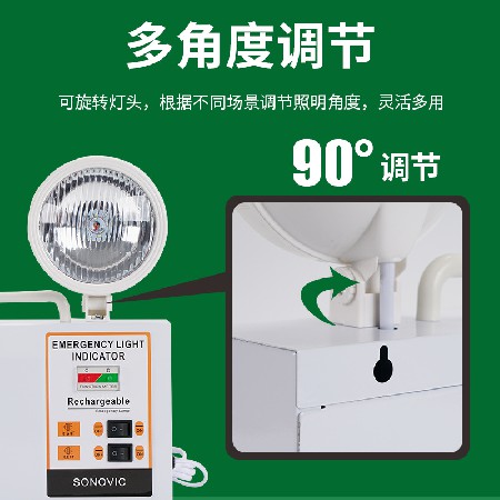 Wholesale of LED wall mounted automatic emergency 12 hour emergency lighting for fire protection in foreign trade exports